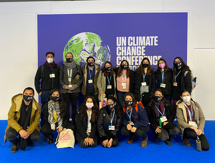Fotografía de grupo durante la conferencia de Naciones Unidas sobre el Cambio Climático