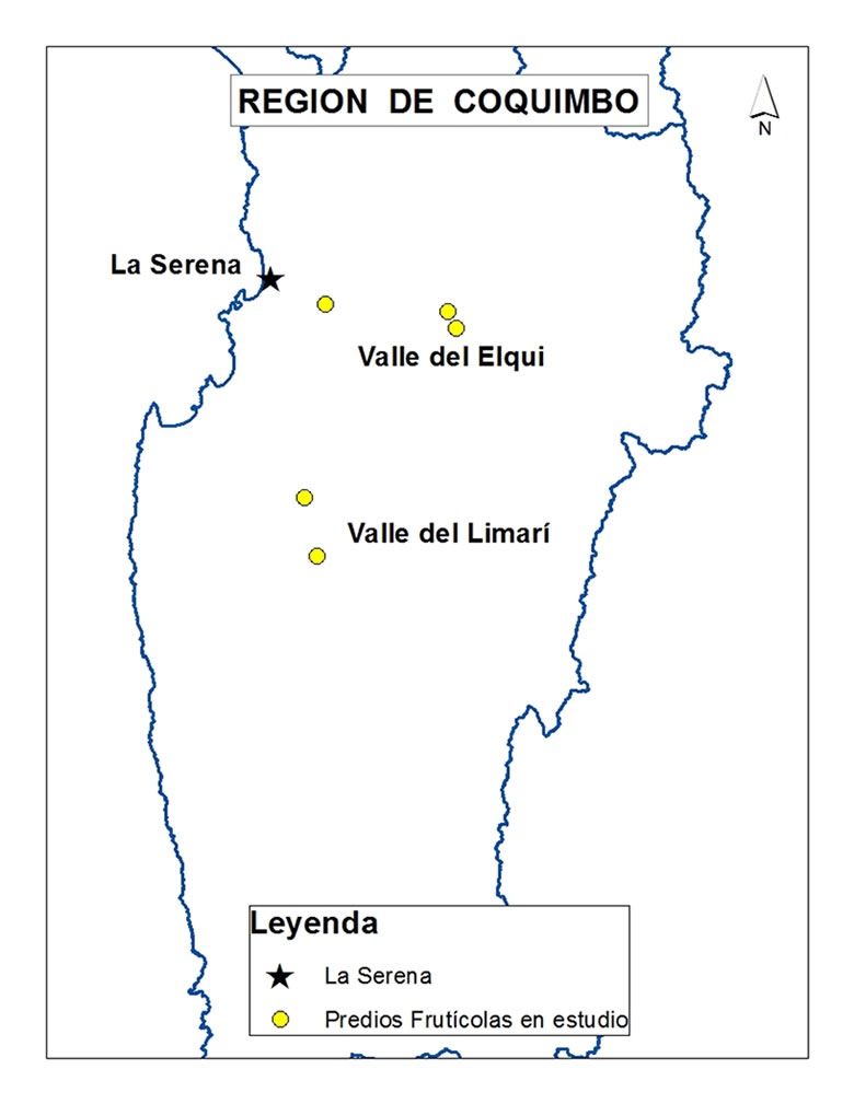 mapa coquimbo
