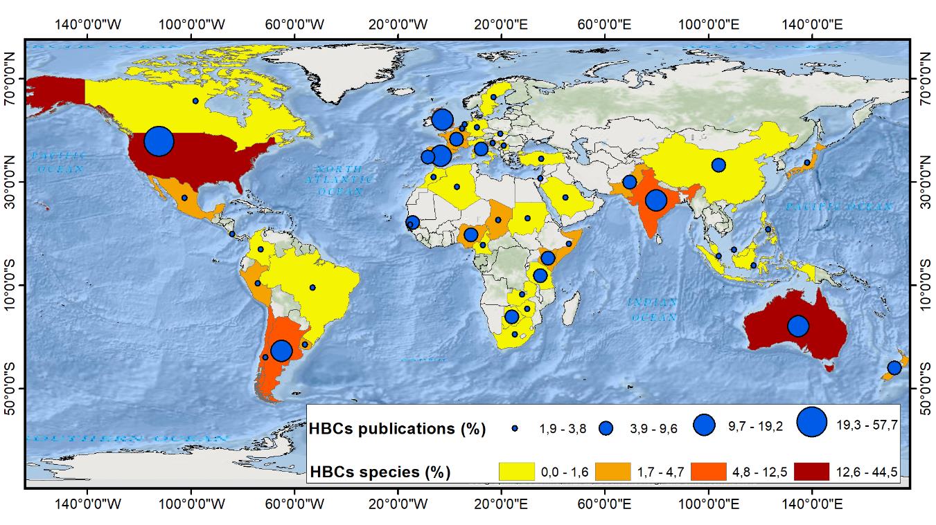 Mapa. Araneda et al., 2021.