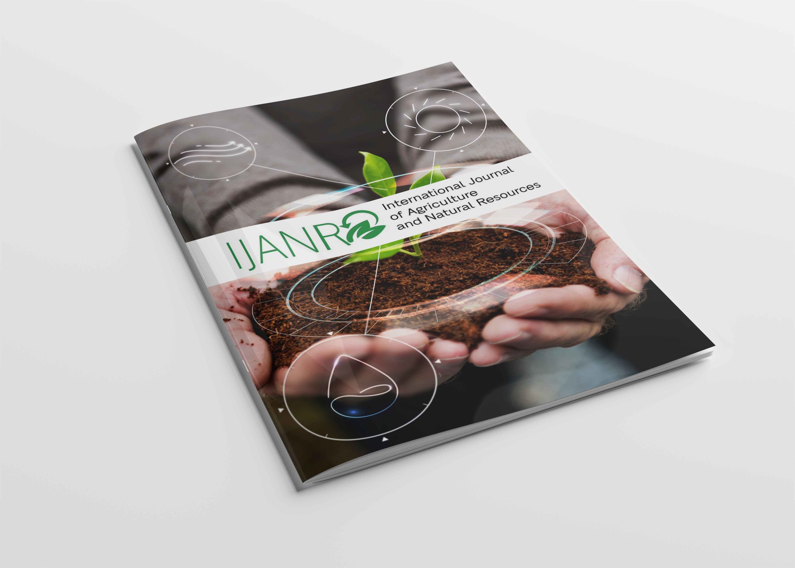 Mockup Investigación en agricultura y ecosistemas naturales en la revista IJANR